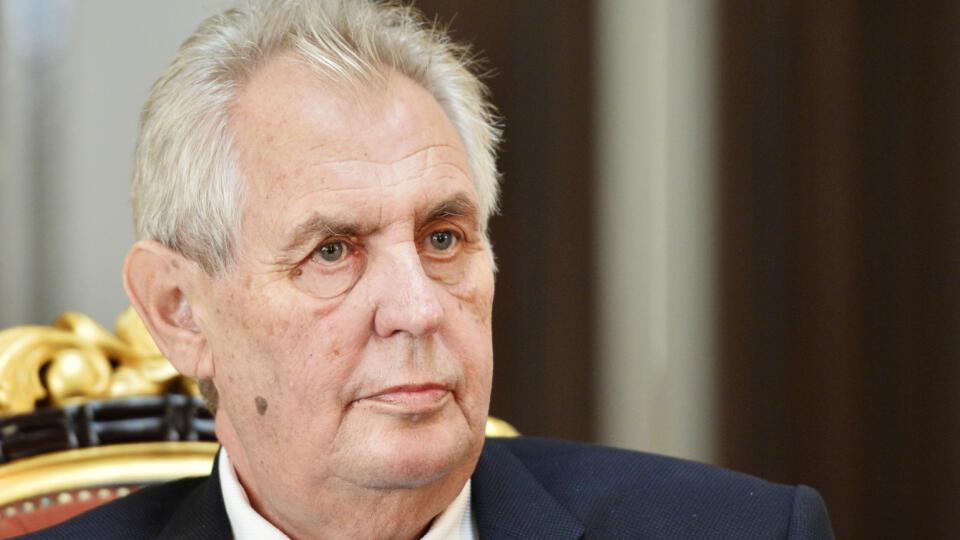 Český prezident MIloš Zeman.