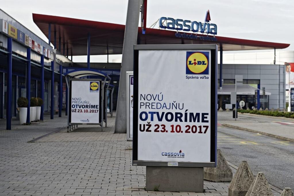 V košickom OC Cassovia sa pripravuje nová predajňa Lidl.