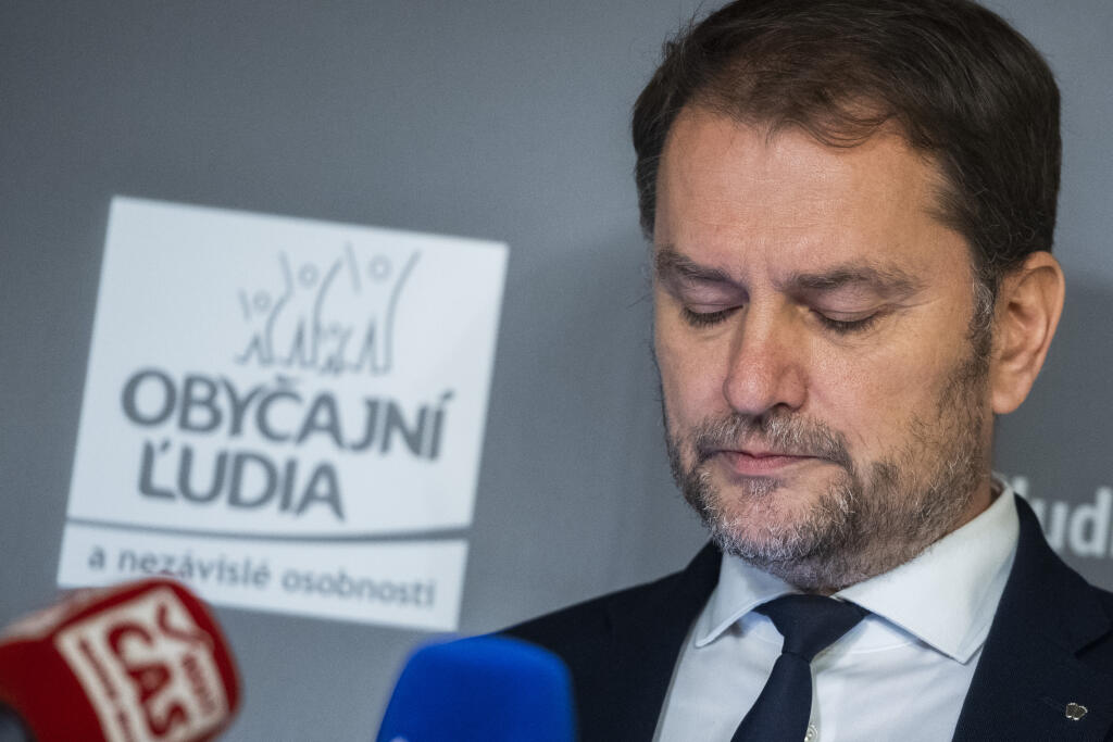 Tlačová konferencia predstaviteľov hnutia Obyčajní ľudia a nezávislé osobnosti (OĽANO) v Bratislave 15. decembra 2022. Na snímke Igor Matovič. FOTO TASR - Jaroslav Novák
