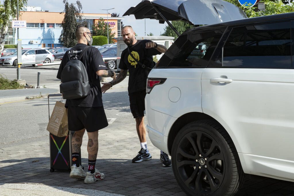 Príchod futbalistu Marka Hamšíka na reprezentačný zraz v Senci.