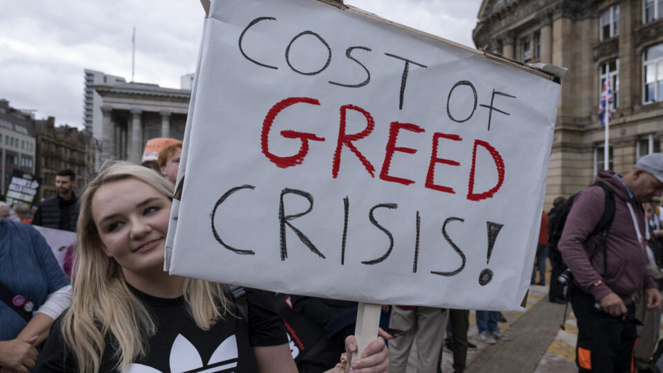 Tory Party Conference Protest - We Will Not Pay For Their Crisis