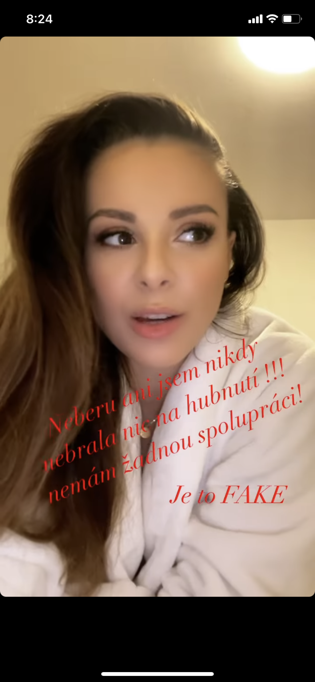Monika vyvracia fakt, že schudla pomocou liekov na chudnutie