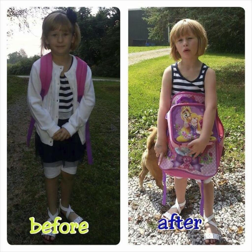 Дети до и после школы