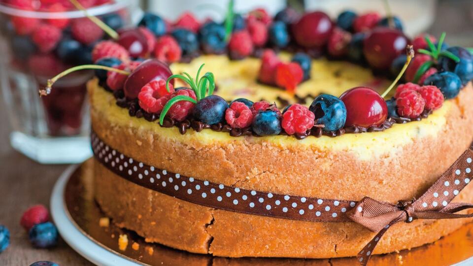 Cheesecake s ovocím
