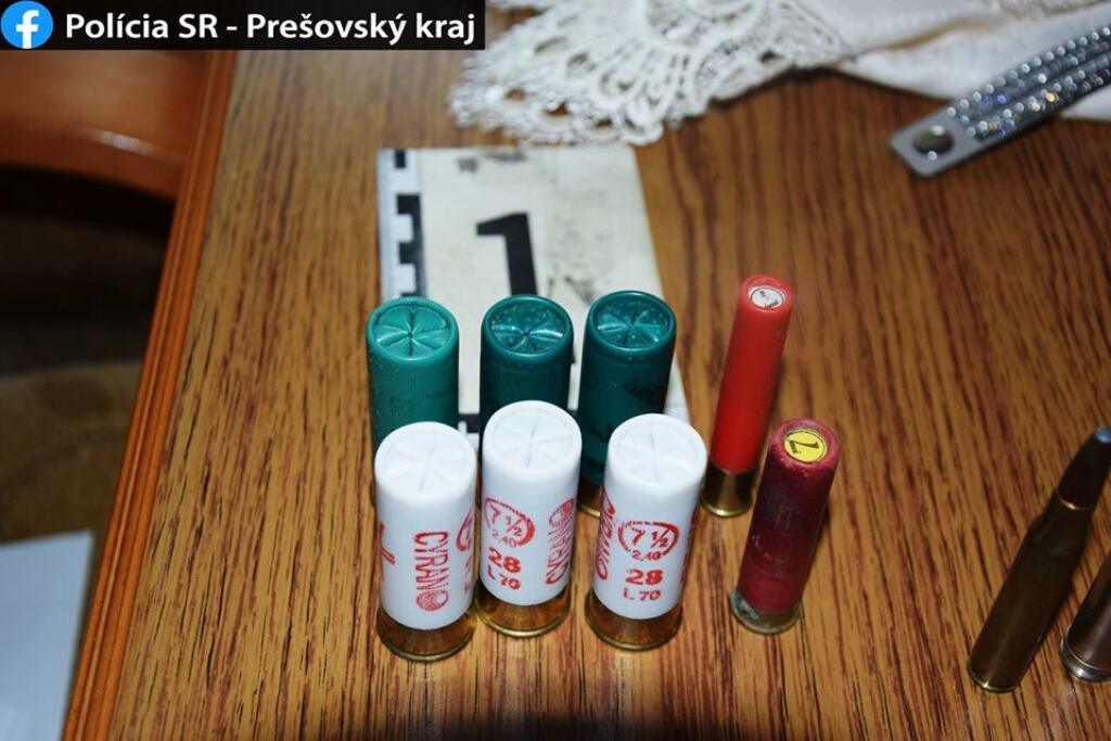 Muž zo Svidníka držal u seba v byte strelivo spôsobilé streľby do zbraní kategórie A, B aj C.