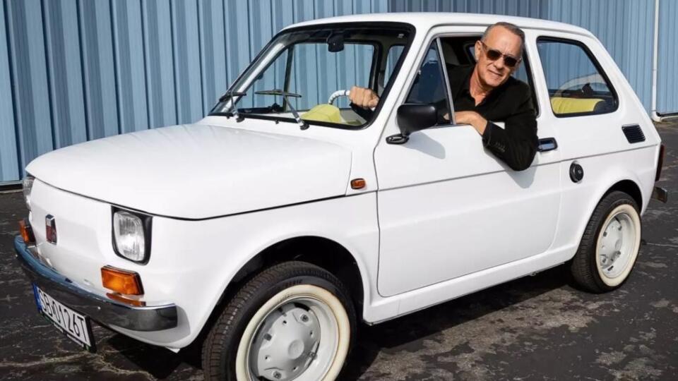 Tom Hanks a jeho Fiat 126P.