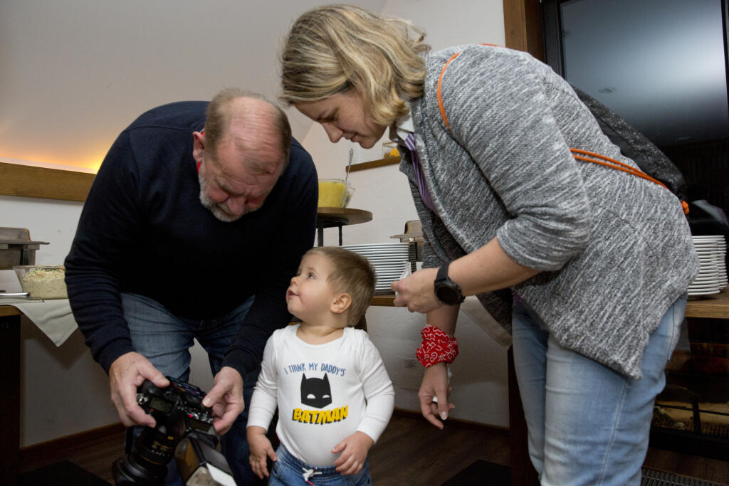 Rehák-Štefečeková so starším synom Nathanom.