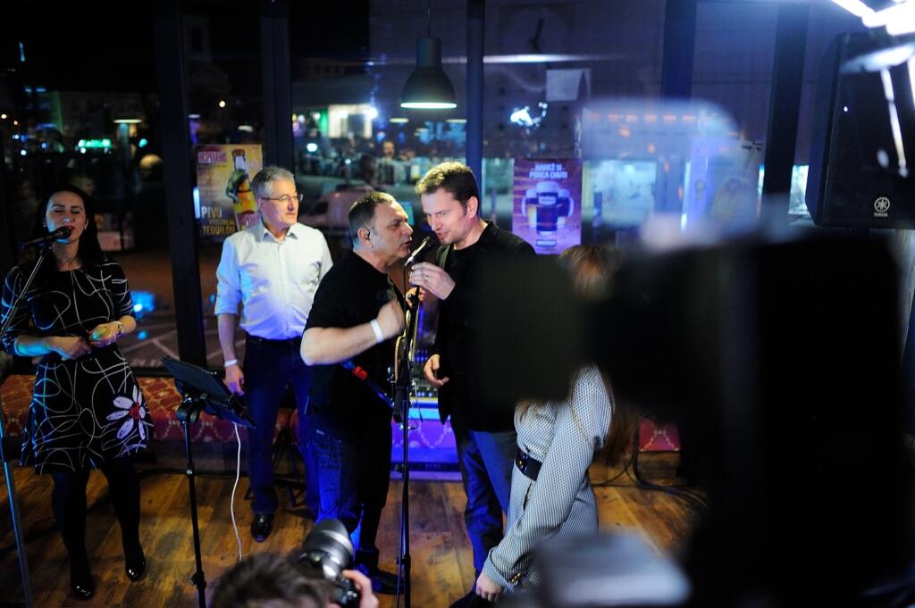 Predseda strany OĽaNO-NOVA Igor Matovič počas volebnej noci