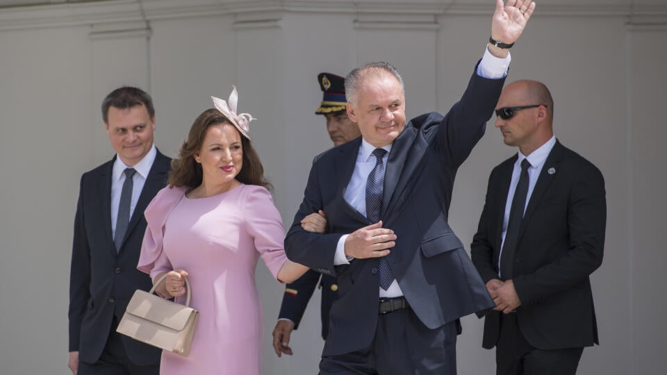 Prezident Andrej Kiska, manželka Martina