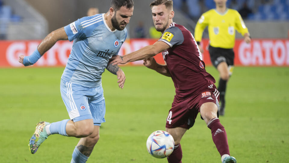 FK Železiarne Podbrezová - ŠK Slovan Bratislava.