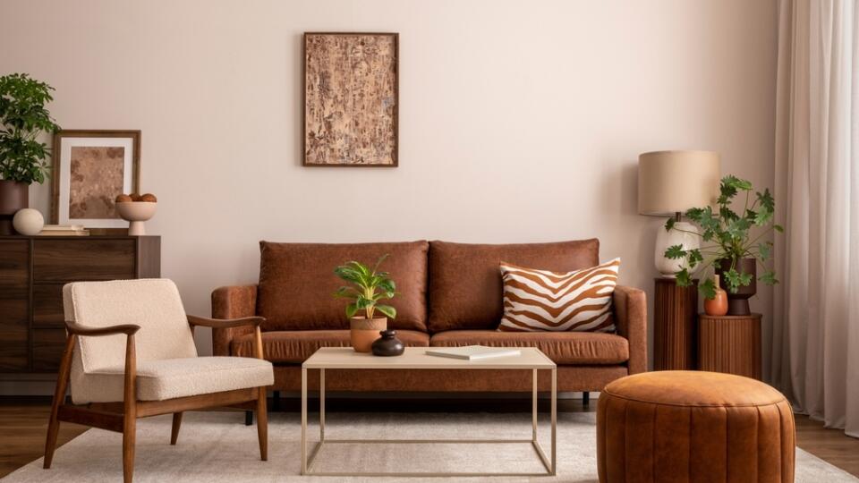 Warm,And,Cozy,Interior,Of,Living,Room,Space,With,Brown