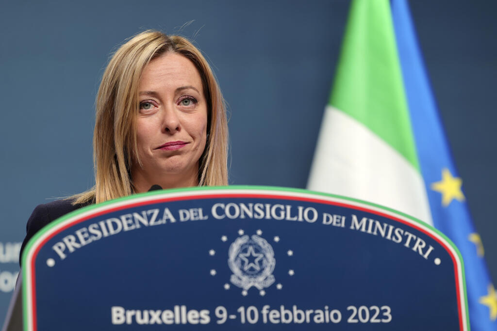 Talianska premiérka Giorgia Meloniová.