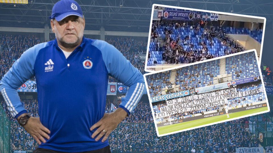 Zdá sa, že situácia v Slovane Bratislava po vypadnutí z Európskej ligy nie je ideálna. Fanúšikovia dali jasne najavo, čo si myslia, počas ligového zápasu s Podbrezovou.