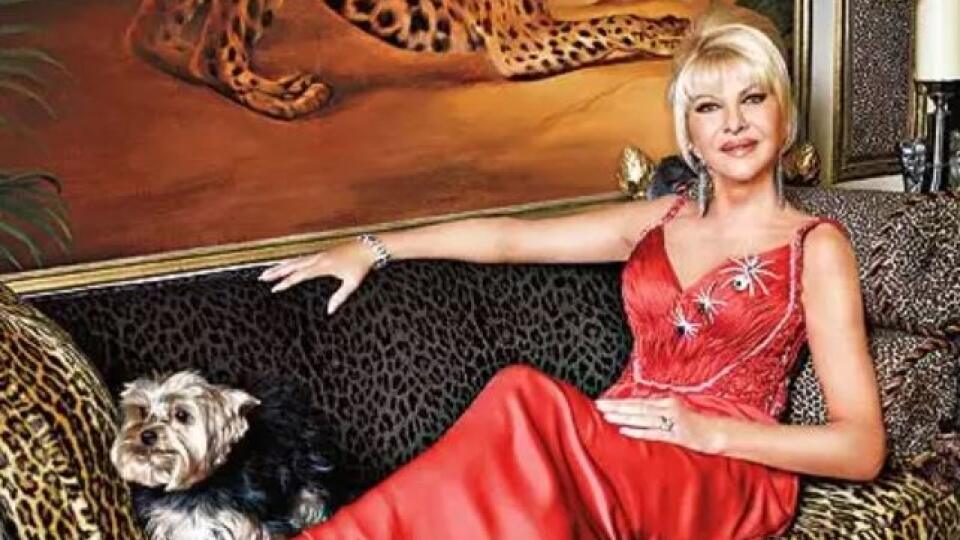 Ivana Trump milovala leopardí vzor. Ten sa objavil aj v jednej z jej izieb.