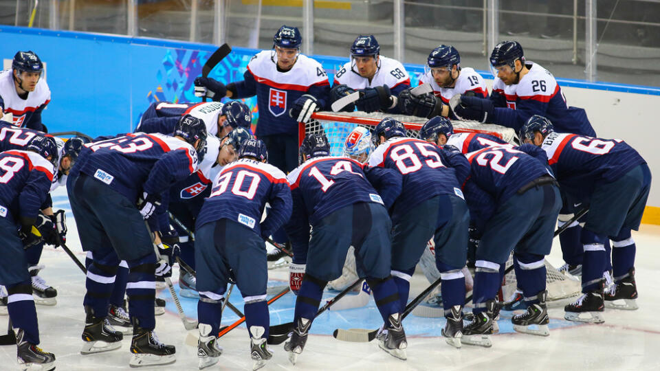 Sochi,,Russia,-,February,18,,2014:,Slovakia,Team,Players,On