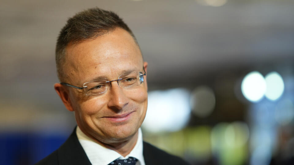 Maďarský minister zahraničných vecí Péter Szijjártó.