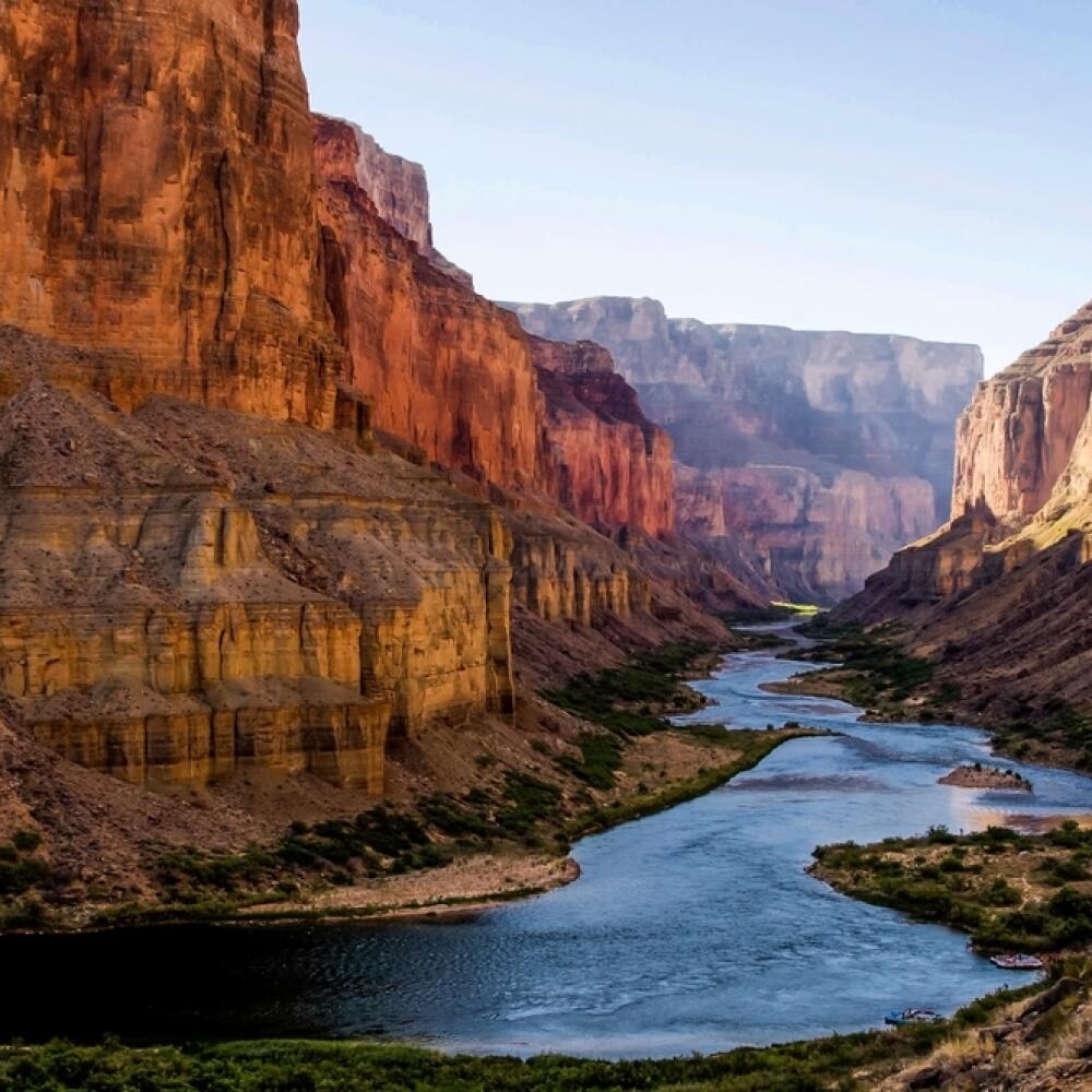 Colorado,River,From,Nankoweap,Granaries,In,Grand,Canyon