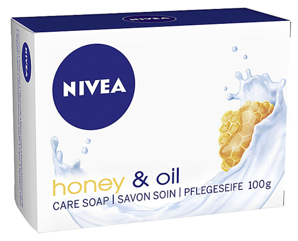 Krémové mydlo s prírodným
medom a jojobovým olejom,
Nivea, 1 €