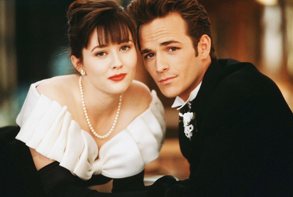Shannen Doherty (50) a Luke Perry v seriáli Beverly Hills 90210