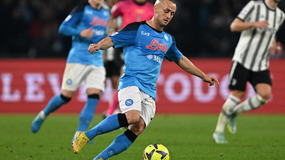 Lobotka v zápase proti Juventusu