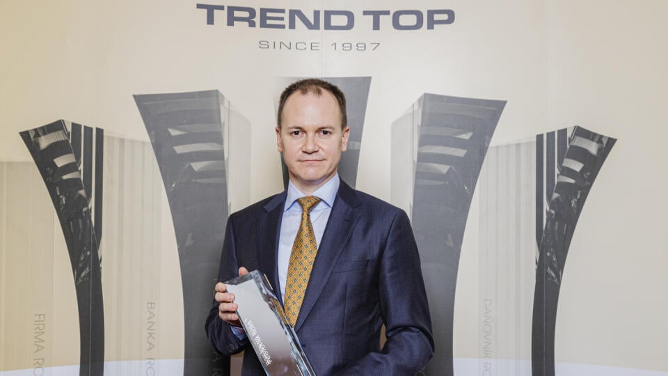 Galavečer TREND TOP 2021. Na snímke Juraj Dlhopolček, viceprezident rezortu obchodu Allianz – Slovenskej poisťovne.