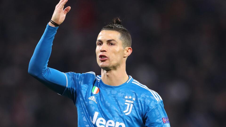 Cristiano Ronaldo v drese Juventusu Turín.