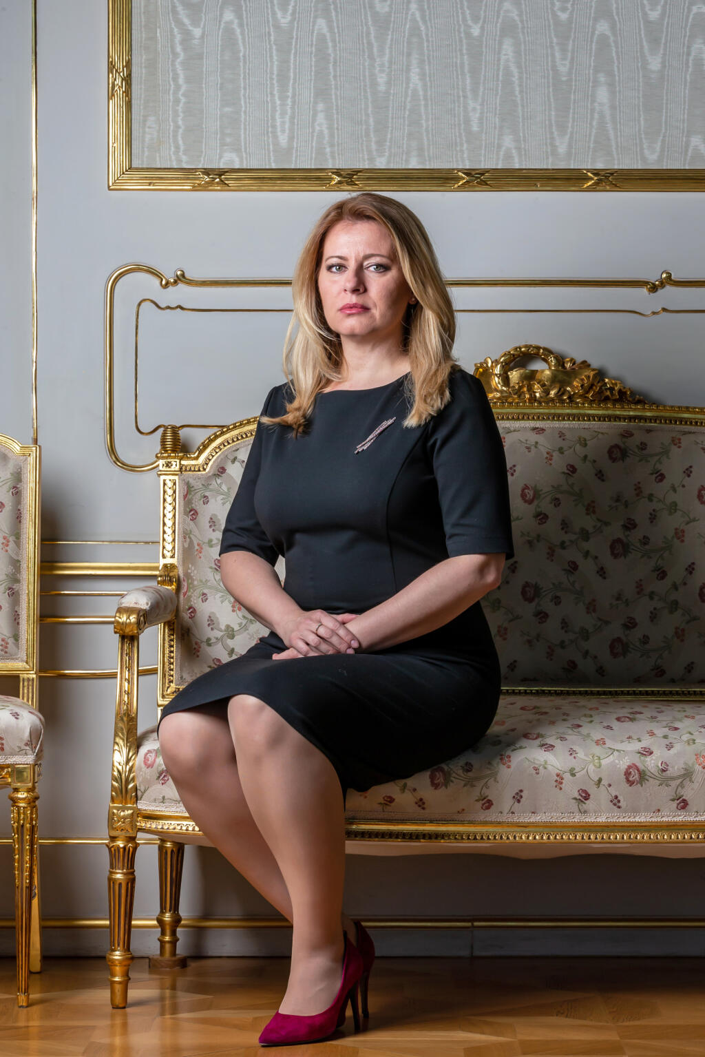 Na snímke je Zuzana Čaputová v Prezidentskom paláci v Bratislave.