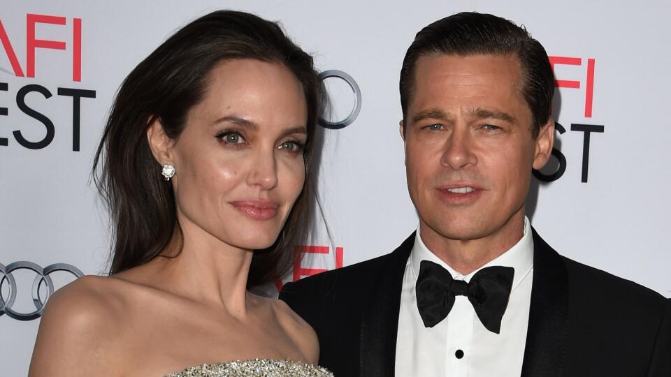 Angelina Jolieová a Brad Pitt.