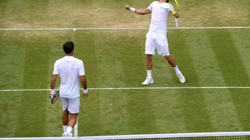 Filip Polášek a Ivan Dodig.