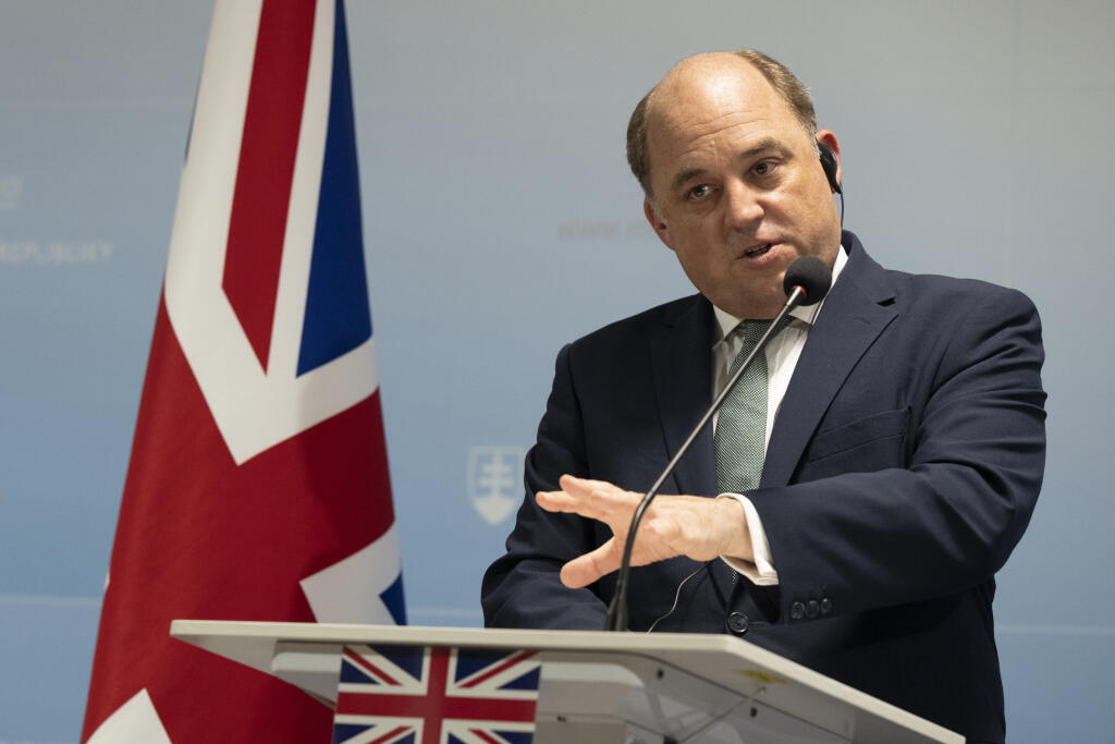 Minister obrany Spojeného kráľovstva Veľkej Británie a Severného Írska Ben Wallace.