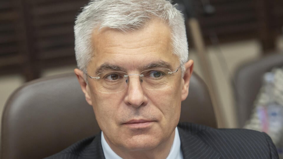 In the picture, the Minister of Foreign Affairs and European Affairs of the Slovak Republic Ivan Korčok (SaS nominee) during the 77th meeting of the Government of the Slovak Republic on April 27, 2022 in Bratislava.  PHOTO TASR - Martin Baumann