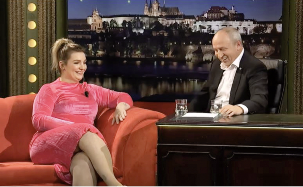 Jej popularita presiakla aj do Českej republiky. SIMONA v Show Jana Krausa.