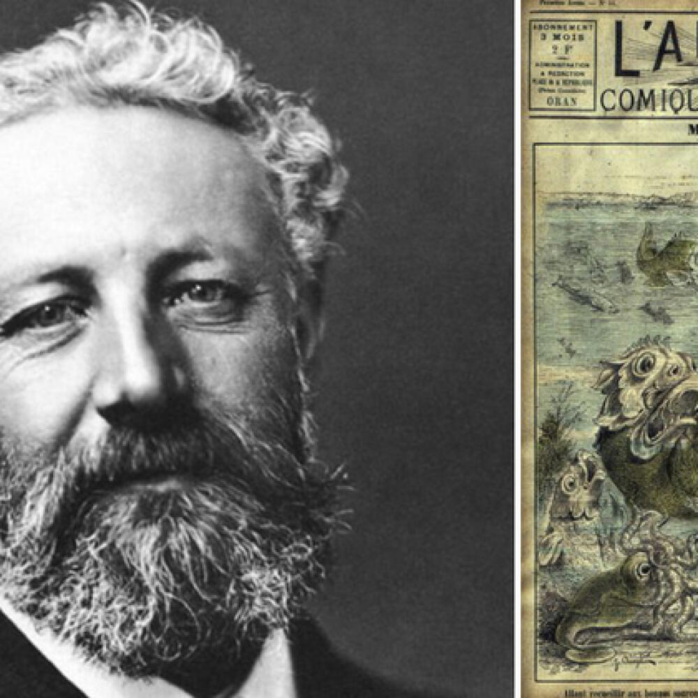 Francúzsky spisovateľ Jules Verne miloval dobrodružstvo a vynálezy. Napísal o nich desiatky románov.