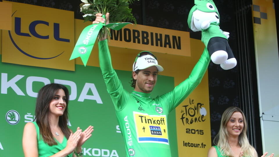 Peter Sagan si po stredajšej etape opäť oblečie zelený dres.