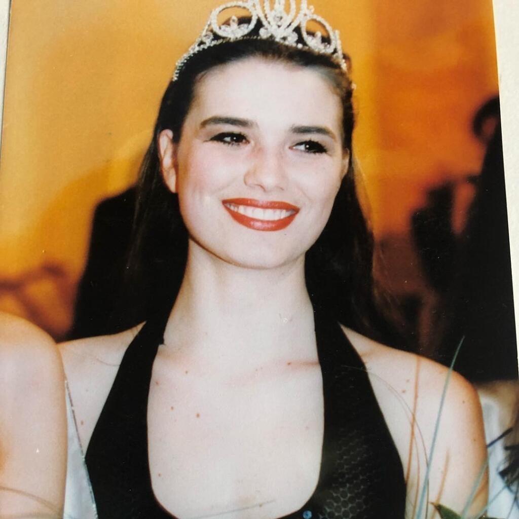 Silvia Lakatošová ako Miss Československa