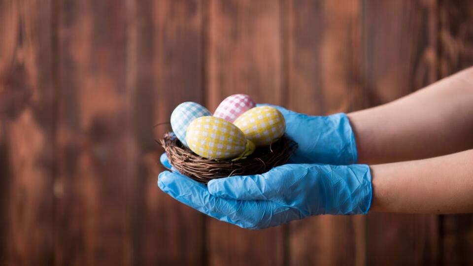 Easter in gloves