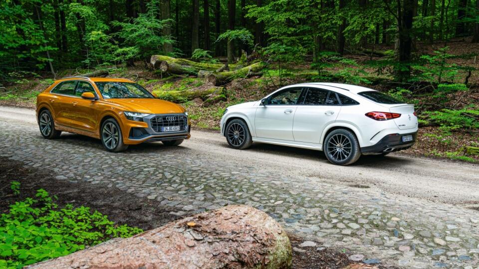 Audi Q8 50 TDI vs. Mercedes-Benz GLE 350 d.