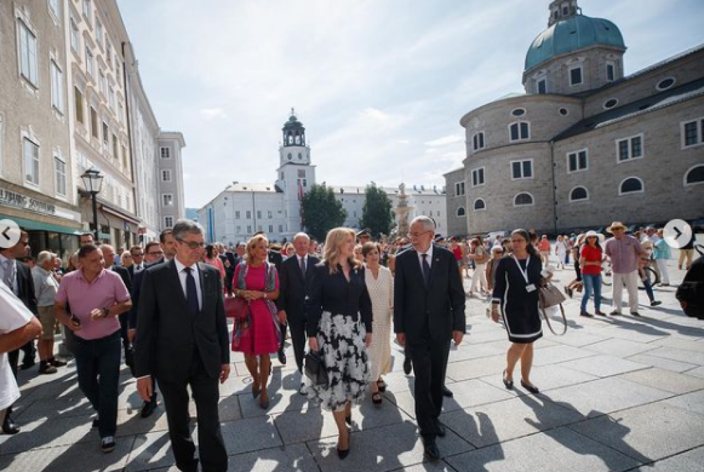 Zuzana Čaputová bola hlavnou hviezdou na Salzburskom festivale.