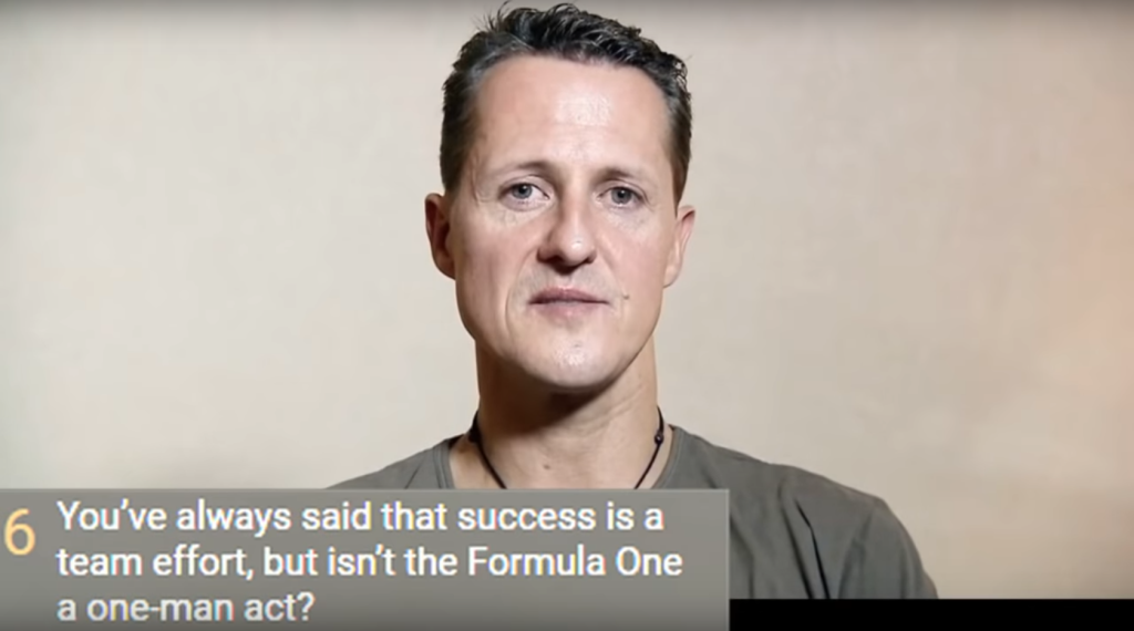 Michael Schumacher.
