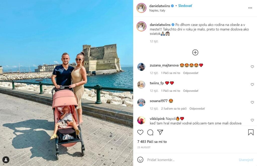 Kým v minulosti zapĺňali instagram spoločné zábery Lobotku a Nízlovej, v posledných týždňoch to tak nebolo. Toto bol posledný spoločný záber, ktorý Nízlová pridala na sociálnu sieť, bolo to koncom augusta.