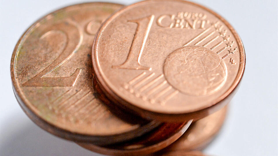 BRUSSELS , BELGIUM - MAY 17, 2013: In this photo Illustration a one and two cent euro coin are shown on May 17, 2013 in Brussels, Belgium. The EU are considering scraping the 1 and two cent euro coin as the production and distribution is thought to be too expensive. (Photo by Bert Van den Broucke/Photonews via Getty Images)