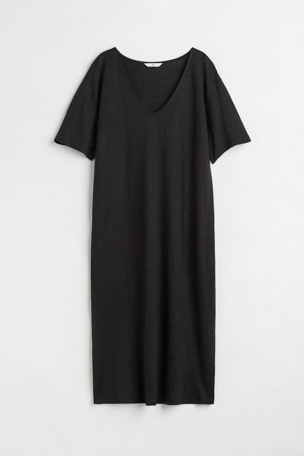 Šaty z ľanu, H&M