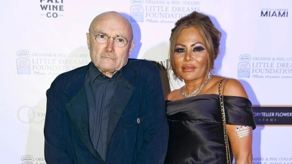 Phil Collins s bývalou manželkou Orianne.