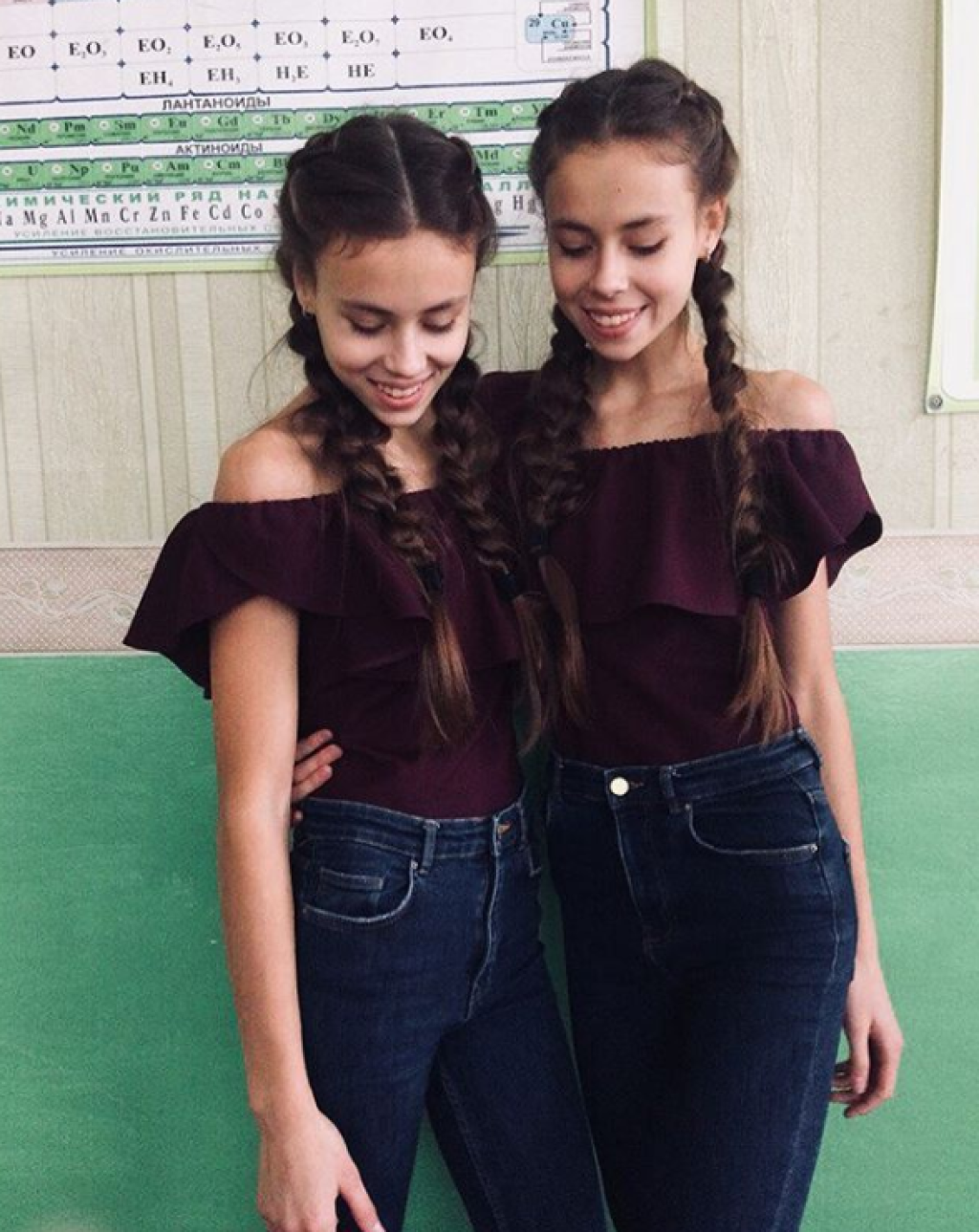 Сестры Леденевы близняшки. Сестренка 14 лет