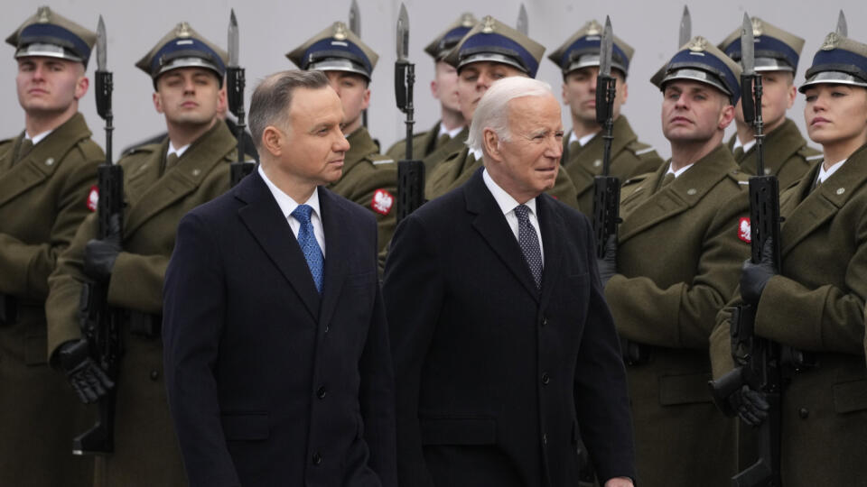 Americký prezident Joe Biden na návšteve Poľska