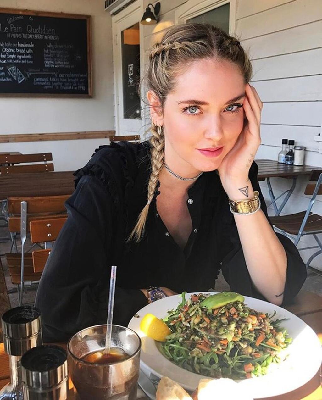 Svetoznáma influencerka Chiara Ferragni si tiež portpí na zdravé jedlá.