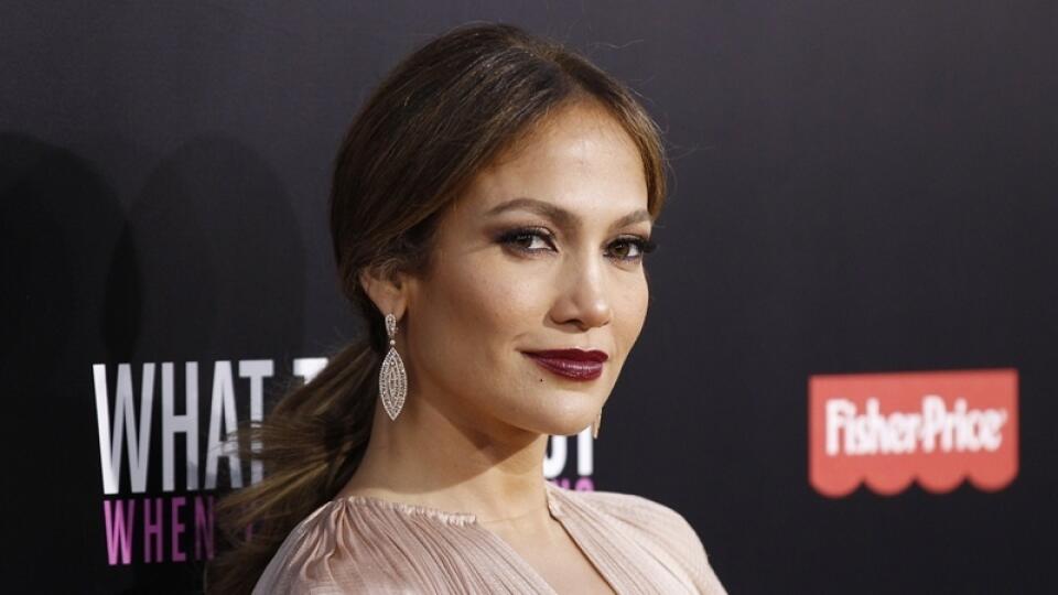 Speváčka Jennifer Lopez.