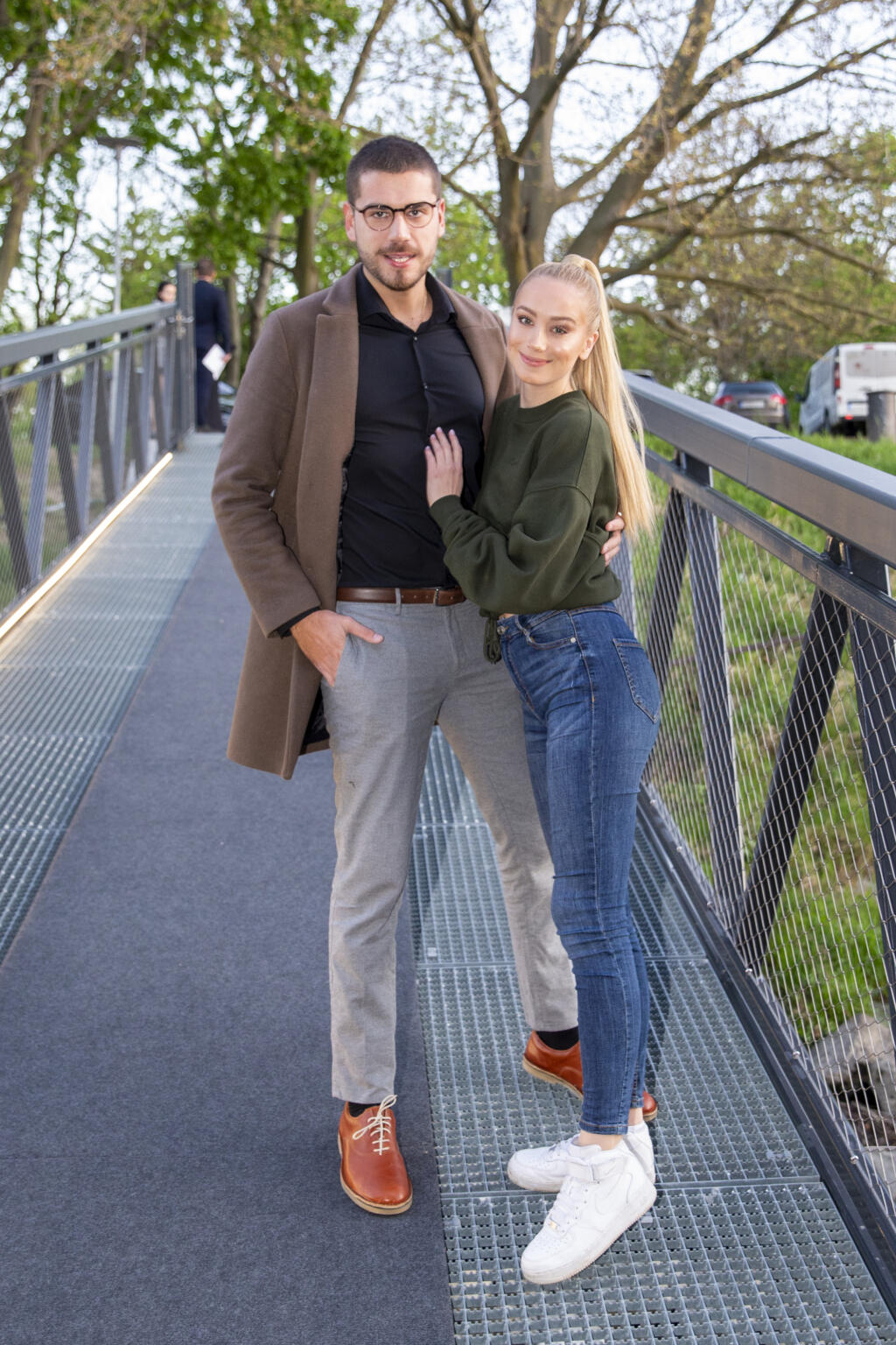 Bratislavské Módne Dni - Mercedes Benz Jar/Leto 2022. Na snímke je Daniel Gogo Štrauch a Anna Kadeřávková.