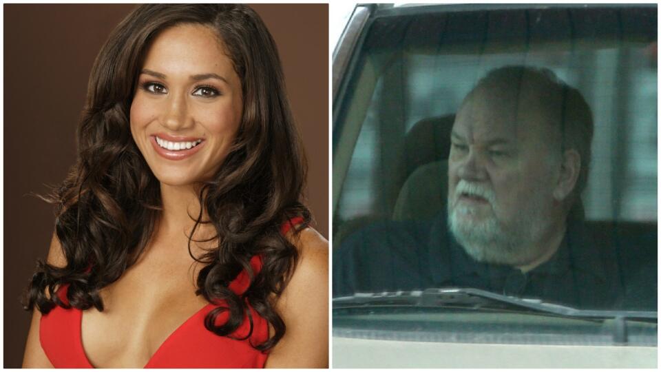 Meghan Markle a jej otec, Thomas Markle starší.