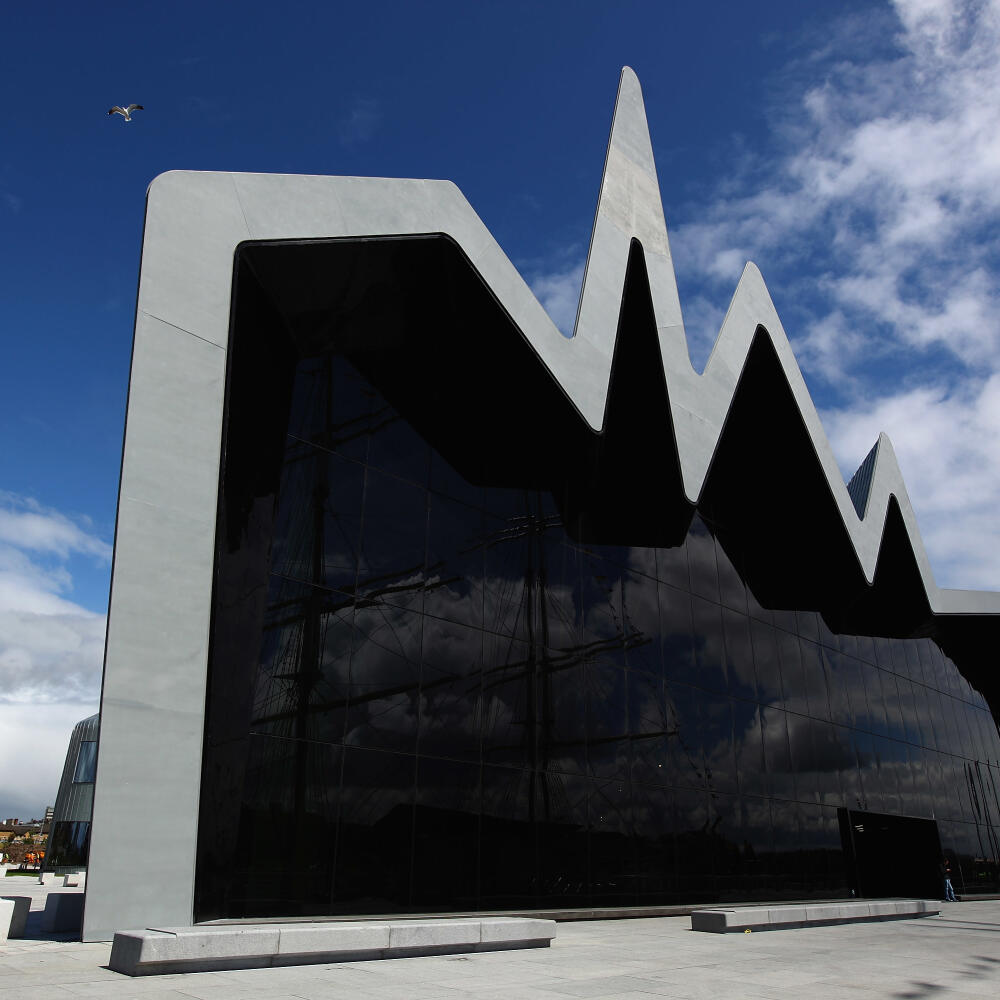 Architect Zaha Hadid Visits Glasgow's Riverside Museum